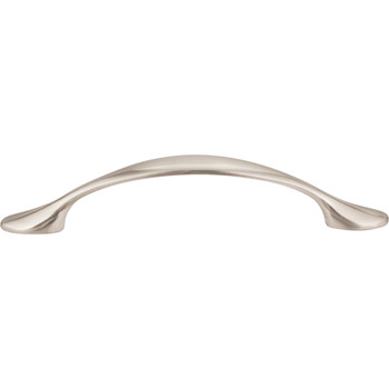 Elements, Somerset, 3 3/4" (96mm) Curved Foot Pull, Satin Nickel - alternate view