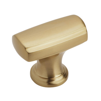 Amerock, Highland Ridge, 1 3/8" (35mm) Length Rectangle Knob, Champagne Bronze