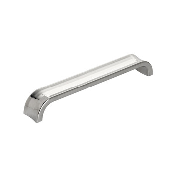 Amerock, Concentric, 6 5/16" (160mm) Curved Pull, Polished Nickel