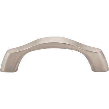 Elements, Aiden, 3" Curved Pull, Satin Nickel - alternate view