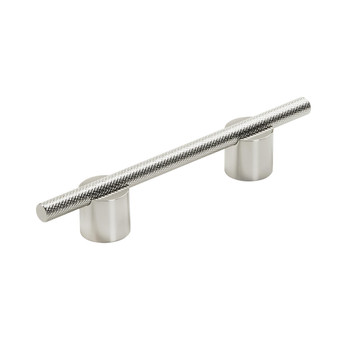 Amerock, Transcendent, 3 3/4" (96mm) Bar Pull, Polished Nickel with Polished Nickel