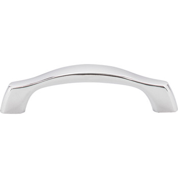 Elements, Aiden, 3 3/4" (96mm) Curved Pull, Polished Chrome - alternate view