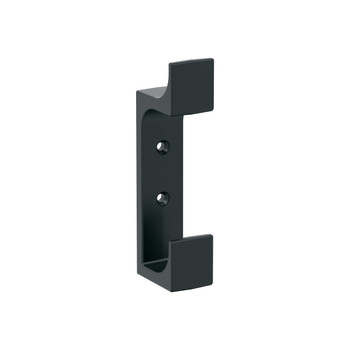 Amerock, Bray, Decorative Double Prong Wall Hook, Matte Black