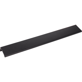 Elements, Edgefield, 12" Length 3 17/32" Center Edge Pull, Matte Black