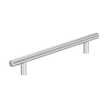 Amerock, Everyday Basics, Bar Pulls Hollow, 6 5/16" (160mm) Bar Pull, Polished Chrome