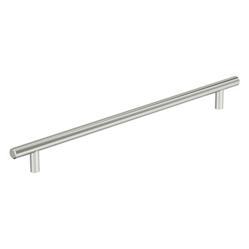 Amerock, Everyday Basics, Bar Pulls Hollow, 11 5/16" (288mm) Bar Pull, Stainless Steel