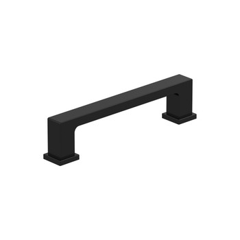 Amerock, Everyday Basics, Bridgeport, 3 3/4" (96mm) Straight Pull, Matte Black