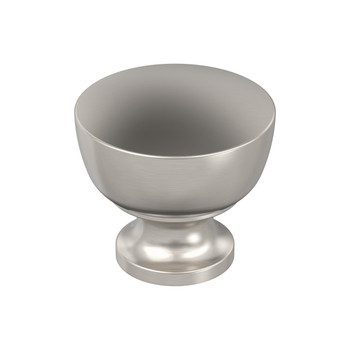 Amerock, Everyday Basics, Chalice, 1 1/4" (32mm) Round Knob, Satin Nickel