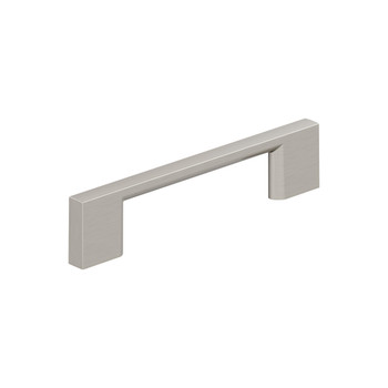 Amerock, Everyday Basics, Cityscape, 3 3/4" (96mm) Straight Pull, Satin Nickel