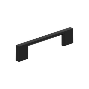 Amerock, Everyday Basics, Cityscape, 3 3/4" (96mm) Straight Pull, Matte Black