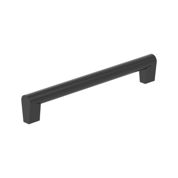 Amerock, Everyday Basics, Composite, 7 9/16" (192mm) Straight Pull, Matte Black