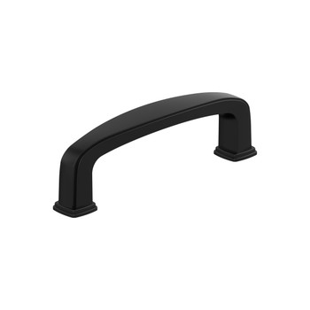 Amerock, Everyday Basics, Franklin, 3" (76mm) Straight Pull, Matte Black