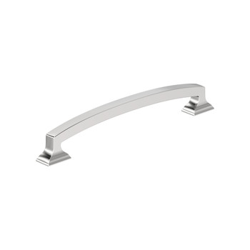 Amerock, Everyday Basics, Incisive, 6 5/16" (160mm) Curved Pull, Polished Chrome