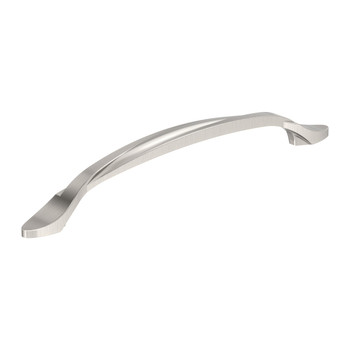 Amerock, Everyday Basics, Intertwine, 6 5/16" (160mm) Curved Pull, Satin Nickel