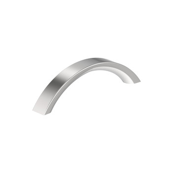 Amerock, Everyday Basics, Parabolic, 3 3/4" (96mm) Curved Pull, Polished Chrome