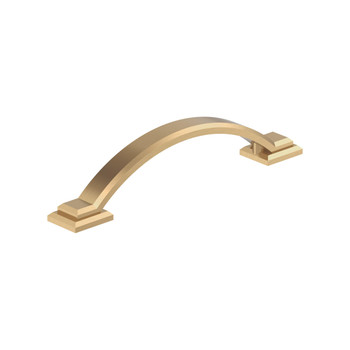 Amerock, Everyday Basics, Sheffield, 3 3/4" (96mm) Curved Pull, Champagne Bronze