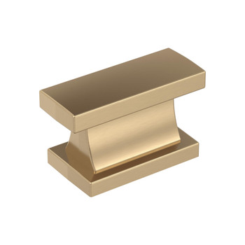 Amerock, Everyday Basics, Socle, 1 7/16" Rectangle Knob, Champagne Bronze