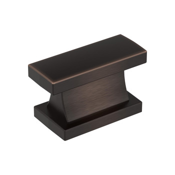 Amerock, Everyday Basics, Socle, 1 7/16" Rectangle Knob, Oil Rubbed Bronze