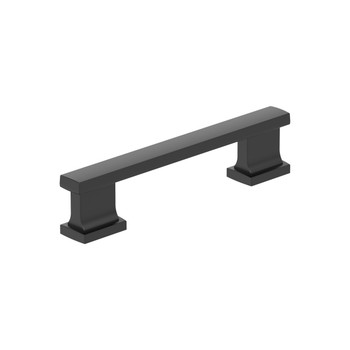 Amerock, Everyday Basics, Triomphe, 3 3/4" (96mm) Straight Pull, Matte Black