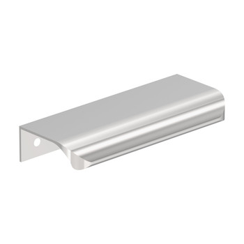 Amerock, Everyday Basics, Streamline Tab, 4" (102mm) Edge Pull, Polished Chrome