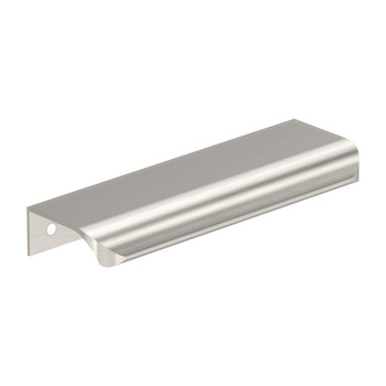 Amerock, Everyday Basics, Streamline Tab, 5" Edge Pull, Satin Nickel