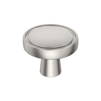 Amerock, Destine, 1 3/8" Round Knob, Polished Nickel