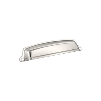 Amerock, Stature, 5 1/16" (128mm) Cup Pull, Polished Nickel