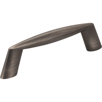 Elements, Zachary, 3" (76mm) Straight Pull, Brushed Pewter