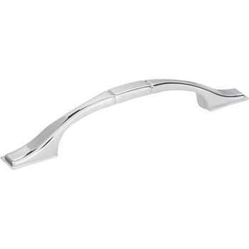 Elements, Hammond, 3 3/4" (96mm) Curved Pull, Polished Chrome