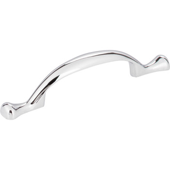 Elements, Merryville, 3" (76mm) Curved Pull, Polished Chrome