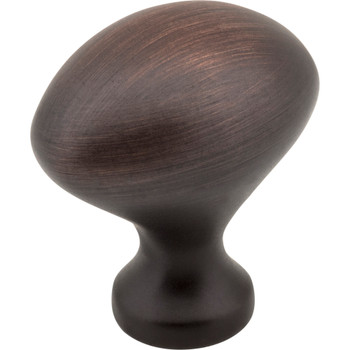 Elements, Merryville, 1 1/8" Oval Knob, Brushed Oil Rubbed Bronze