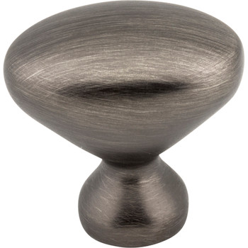 Elements, Merryville, 1 1/4" (32mm) Oval Knob, Brushed Pewter - alt image