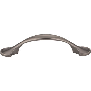 Elements, Watervale, 3" (76mm) Curved Pull, Brushed Pewter - alt image