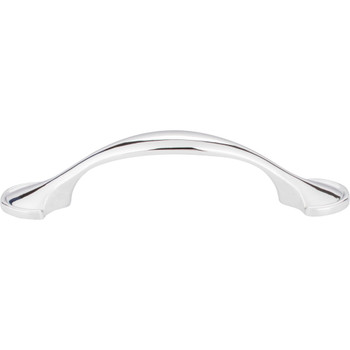 Elements, Watervale, 3" (76mm) Curved Pull, Polished Chrome - alt image