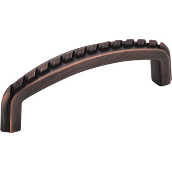 Elements, Cypress, 3" Center Straight Pull, Brushed Oil Rubbed Bronze