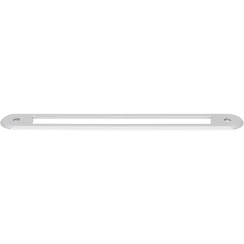 Top Knobs, Brockwell, Brockwell, 12" (305mm) Pull Backplate, Polished Chrome