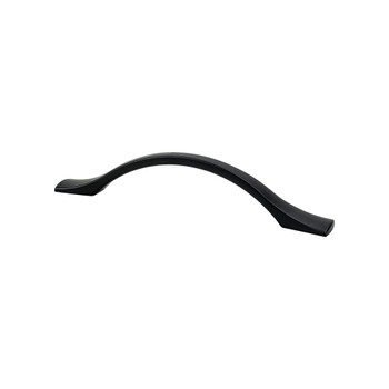 Berenson, Echo, 5 1/16" (128mm) Curved Pull, Matte Black