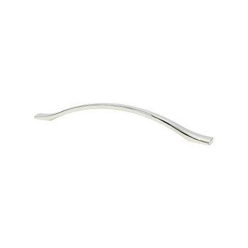 Berenson, Echo, 8 13/16" (224m) Curved Pull, Polished Nickel