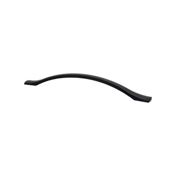 Berenson, Echo, 8 13/16" (224mm) Curved Pull, Matte Black