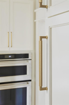Amerock, Balata, 8 13/16" (224mm) Straight Pull, Champagne Bronze - installed 1