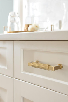 Amerock, Ballard, 3" (76mm) Straight Pull, Champagne Bronze - installed 1