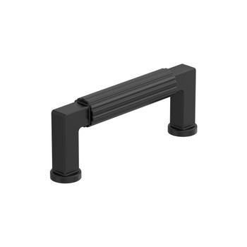 Amerock, Ballard, 3" (76mm) Straight Pull, Matte Black