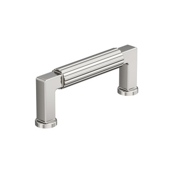 Amerock, Ballard, 3" (76mm) Straight Pull, Polished Nickel