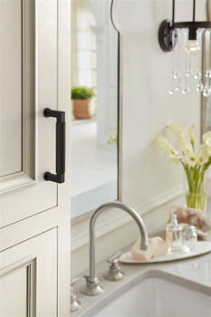 Amerock, Balon, 3 3/4" (96mm) Straight Pull, Oil Rubbed Bronze - installed 1