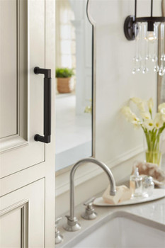 Amerock, Balon, 5 1/16" (128mm) Straight Pull, Oil Rubbed Bronze - installed 1