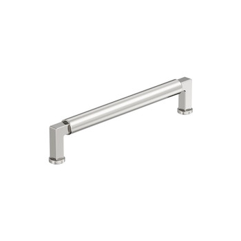 Amerock, Balon, 6 5/16" (160mm) Straight Pull, Polished Nickel