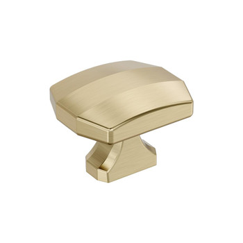 Amerock, Bellamy, 1 1/2" (38mm) Rectangle Knob, Golden Champagne