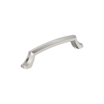 Amerock, Bellamy, 5 1/16" (128mm) Curved Pull, Satin Nickel
