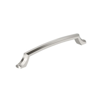 Amerock, Bellamy, 7 9/16" (192mm) Curved Pull, Satin Nickel