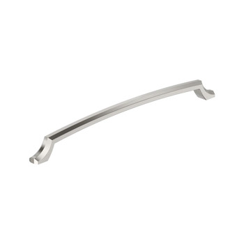 Amerock, Bellamy, 12 5/8" (320mm) Curved Pull, Satin Nickel Amerock, Bellamy, 12 5/8" (320mm) Curved Pull, Satin Nickel
